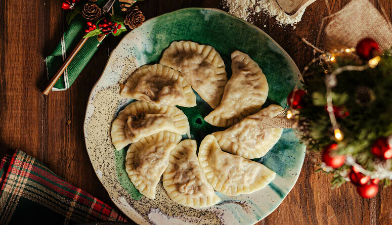 Christmas Dumplings with Jackfruit!